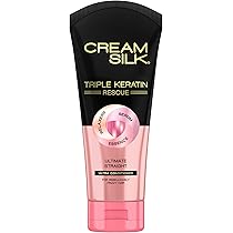 Cream Silk Triple Keratin Rescue Conditioner for Hair Care